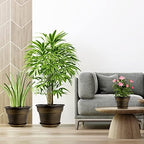 Fodetyff Planters-Plant-Pots-Indoor-Outdoor, 11 inch 4 Pack Gold - Image 6