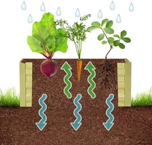 8x2x2FT Beige Metal Raised Garden Bed Kit, Galvanized Outdoor Planter Box for Vegetables, Flowers, Herbs, Succulents and More - Image 5