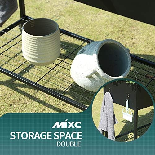 MIXC 50x26x31 Large Metal Raised Garden Beds Outdoors with Legs, Box of 1 - Image 4