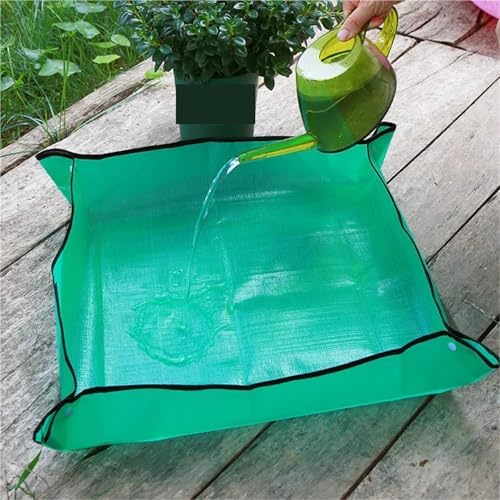 2 PCS Planting Mat Gardening Potting Pad Foldable Plant Transplanting Waterproof Mats Accessories for Patio - Image 4
