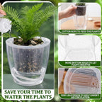 Self Watering Plant Pots, 4.3'', Transparent, 36 Pcs - Image 3