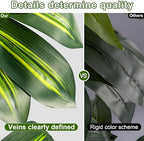 Tall Fake Tree Artificial Trees Plant with White Planter Pot Indoor Outdoor Potted Silk Plants Large Faux Trees loor Floor for Home Living Room Office Outside Patio para decoracion Housewarming Gift - Image 6