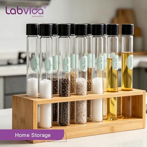 40pcs 15ml Serological Test Tubes with Black Bakelite Screw Caps - Image 3
