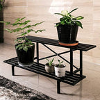 Zhongma 2 Tier Heavy Duty Metal Plant Stand indoor easy assembly - Image 5