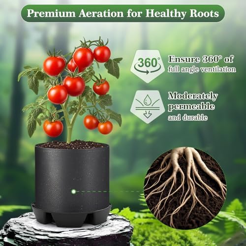 Self Watering Fabric Pot Base, Auto Pots Fit for 5 Gallon Grow Bags - Image 5