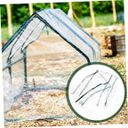 POPETPOP Zipper Door Mini Greenhouse PVC Replacement Cover for Plants - Image 5