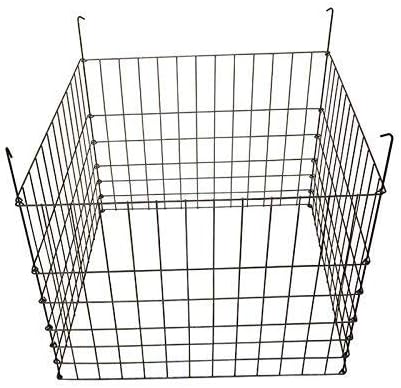Garden Wire Compost Bin 30x30x24 inches, Black, Garden Bed Fencing by MTBSUPPLY