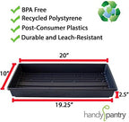 Handy Pantry 10-Pack 1020 Garden Growing Trays Without Drain Holes 10" x 20 - Image 2