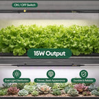 Maygrove Grow Lights for Indoor Plants, Tunable Spectrum 2FT LED Growing Lamp 120W (8 x 15W), T5 Grow Light Strip for Seed Starting, Vegetables, Linkable, Black, 8-Pack - Image 2
