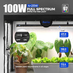 Barrina LP600 Indoor Greenhouse with Grow Light, 5 Tier Stand with Tent - Image 3
