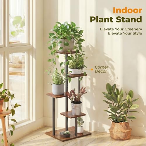 4 Tier Plant Stand Indoor, Multiple Plant Stands for Indoor Plants - Image 2