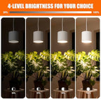 Hanging Grow Lights for Indoor Plants with Timer, 24W 3600K Full Spectrum - Image 4