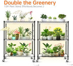 Bstrip DIY Plant Shelf with Grow Light, Adjustable, 29.5x13.8x70.9in - Image 6