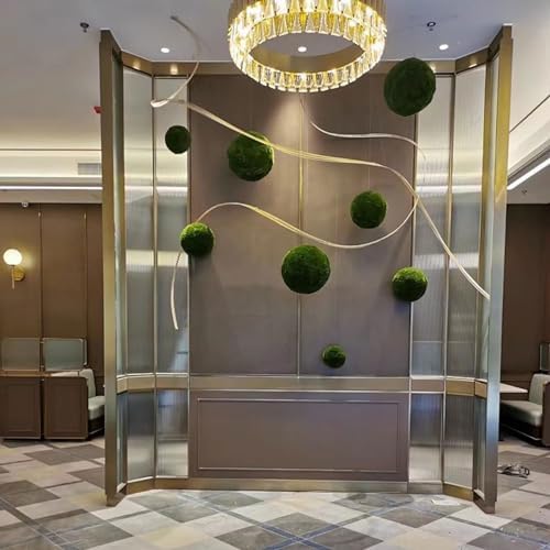 Faux Moss Balls Decorative Dia 16in, Artificial Plant Topiary Ball Tree, Round Faux Moss Balls Outdoor, Green Grass Decorative Balls, for Balcony,Garden, Wedding and Home Décor - Image 4