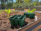 Vego garden Standard Seedling Trays Without Lids, 8 Pack for Seedlings Reusable Propagator Growing Starter Tray, Germination Trays Kit for Greenhouse/Garden (8-Cell per Tray) - Image 7