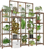GENTINGBRO Plant Stand Indoor Outdoor 63" Tall Plant Shelf for Plants 14-Tier Large Plant Sheves for Living Room Heavy Duty Plant Rack Garden Balcony Patio Hanging Planter by Gentingbro