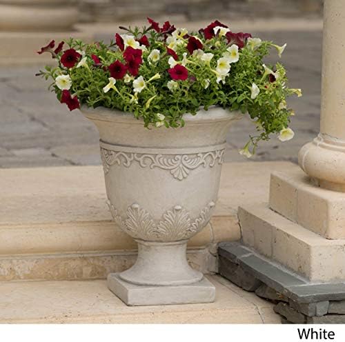 Christopher Knight Home Antique Moroccan Urn Planter, 20", White - Image 4