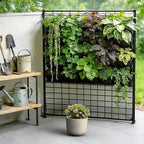 Kante Weathered Concrete Planter 9" Dia All-Weather Round Small Pot - Image 3