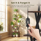 Plant Stand Indoor with Grow Lights 2 Pack Corner Plant Stands 8 Tiered 64" Tall Plant Shelf for Indoor Growing Multiple Metal Flower Holder Home Decor Plant Rack for Living Room Patio Balcony - Image 6