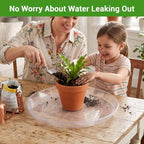 GREANER 16 Inch Plant Saucer Drip Tray, 10 Packs Planter Flower Pot Saucers - Image 5