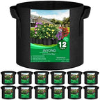 JNYONG NYONG 12-Pack 20 Gallon Thickened Non-Woven Grow Bags by JNYONG