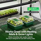 VIVOSUN 6-Pack Seed Starter Trays & 10"x20.75" Seedling Heat Mat - Image 6