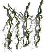 43 inches Moss Twig Vines Artificial Trees Branches Jungle Climber Fake Greenery Twigs Trunk with Greenery for Home Decor Garden Landscape Hanging Reptile Habitat Decor (Green - Pack of 2) - Image 4