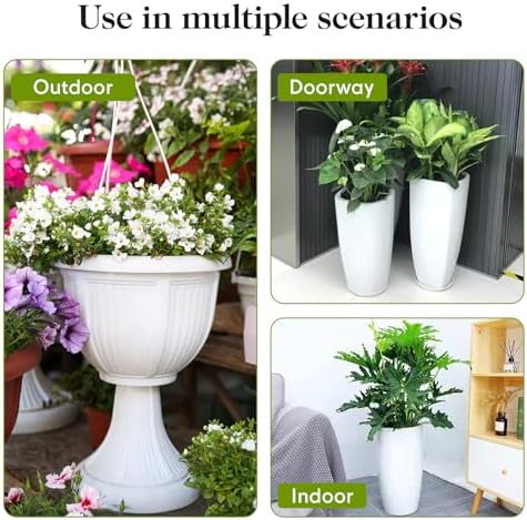 2 Pcs Adjustable Plant Risers,10-15" Rise, 4-12" Top & 6-9" Base, Metal - Image 7