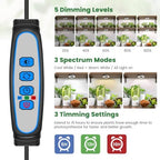 Kullsinss 3.5" Grow Lights for Indoor Plants, 36W Full Spectrum Plant Light - Image 5