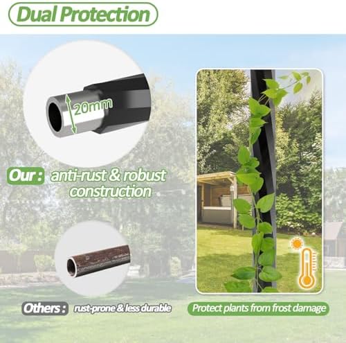 Garden Arch Trellis - 69"L*71"W*87"H, Trellis for Climbing Plants Outdoor - Image 4