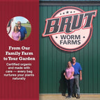 Brut Organic Worm Castings for Plants 12 LB – Natural Nutrients, Fertility Builder, Plant Food for Potting Soil and Garden Soil – Indoor and Outdoor Use - Image 6