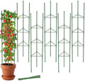 MYMULIKE 6 Pack Tomato Cages for Garden, 51in*13in Adjustable Tomatoes Plant Stakes Support Cages Trellis, Garden Trellis for Vegetable Flowers Fruits Climbing Plants- 20 Binding Wires Included by MYMULIKEHOME