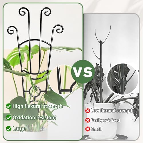 Coomin 32.6in Monstera Plant Support Trellis for Indoor Plants, 4P - Image 3