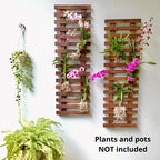 ShopLaLa Wooden Planter (90cm, 2 Pack) Wall Planters for Outdoor Plants - Image 5