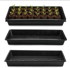 RooTrimmer 10 Pack 1020 Trays and 10 Pack 1020 Mesh Bootom Trays, 20'' x 10'', Heavy Duty Propagation Flats for Microgreens, Seed Starting, Soil Blocks, Hydroponics & Wheatgrass (10 Sets) - Image 2