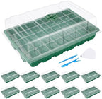 MIXC 10Pack Seed Starter Tray, 400Cell Mini Propagator Greenhouse Grow Kit by MIXC