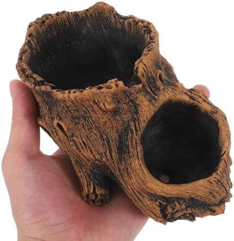 Vintage Cement Tree Stump Log Planter for Bonsai and Plants - Image 4