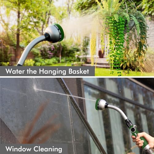 RESTMO Watering Wand Heavy Duty, 15-Inch Long Hose Nozzle Sprayer - Image 6