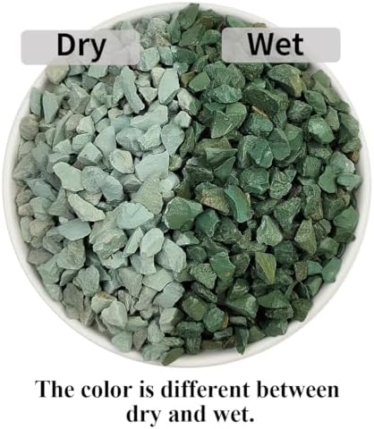 YISZM Succulents and Cactus Green Zeolite Rocks, Decorative Stones Pebbles for Indoor Plants, Bonsai, Fairy Gardening, Vases Fillers, Terrarium, 10lb - Image 2