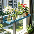 Wood Balcony Railing Table,Hanging Planter Shelf,Easy to Disassemble by YRSIANOM%EF%BD%9CCraftFurniture