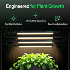 VIVOSUN T5 Grow Lights for Indoor Plants, 3000K Full Spectrum, 1FT, 8-Pack - Image 2