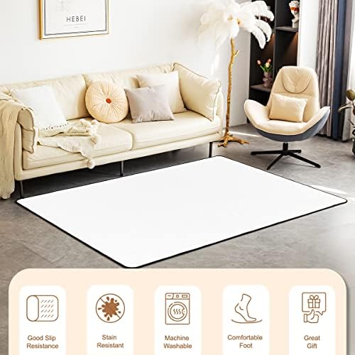 Erosebridal Mallard Duck Lake Area Rug 4'11" x 3'3" Wild Ducks Hunting Living Room Rugs Autumn Reed Natural Sunset Decorative Carpet Wildlife Yellow Green Indoor Floor Mat - Image 6