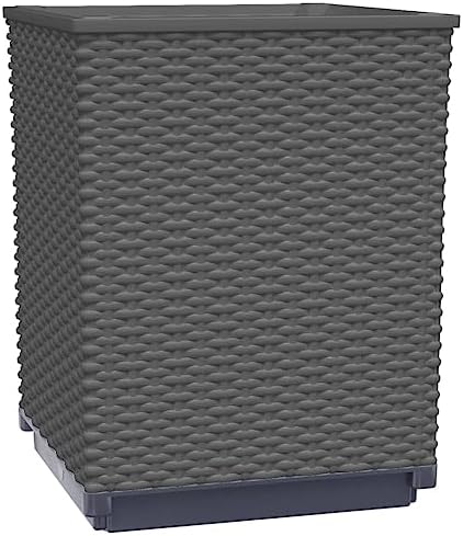 Planter Set of 4 Black Polypropylene Medium Decorative Inlays Succulent pots Geometric Design pots Cactus potsGeometric planters for Indoor Backyard - Image 4
