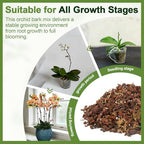 Orchid Bark Potting Mix 18 Quart, Mix Pine Bark,Perlite, Sphagnum Moss and Clay Pebbles for Plants, Orchid Garden Soil for Potting,Repotting - Image 5