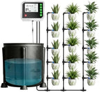 Automatic Watering System with Programmable Timer,Auto Drip Irrigation System with 13-Gallon Bucket for 15 Potted Plants,Low Water Level Sensor for Garden, Balcony, Indoor Plants, Drip Irrigation by Unknown