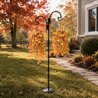 Fake Mums Fall Artificial Flowers Hanging Basket for Outdoor Decoration - Image 6