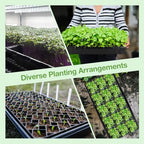 10 Pack 1020 Seed Starting Trays, Microgreens Growing Kit - Image 7