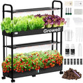 Growell 60 Pods Large Hydroponics Growing System, Vertical Indoor Garden by Growell