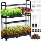 Growell 60 Pods Large Hydroponics Growing System, Vertical Indoor Garden by Growell