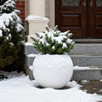 Large Round Planter,Planters for Indoor Plants & Outdoor,Durable Plastic Material Sphere Planter with Drainage Hole & Rubber Plug Weather Resistant,Plant Pot - Image 5